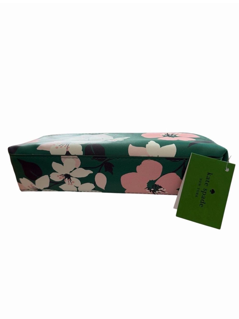 kate spade Green Floral Cosmetic Zip Pouch - Picture 6 of 11